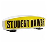 HTH Inc Student Driver Sign for Car Top