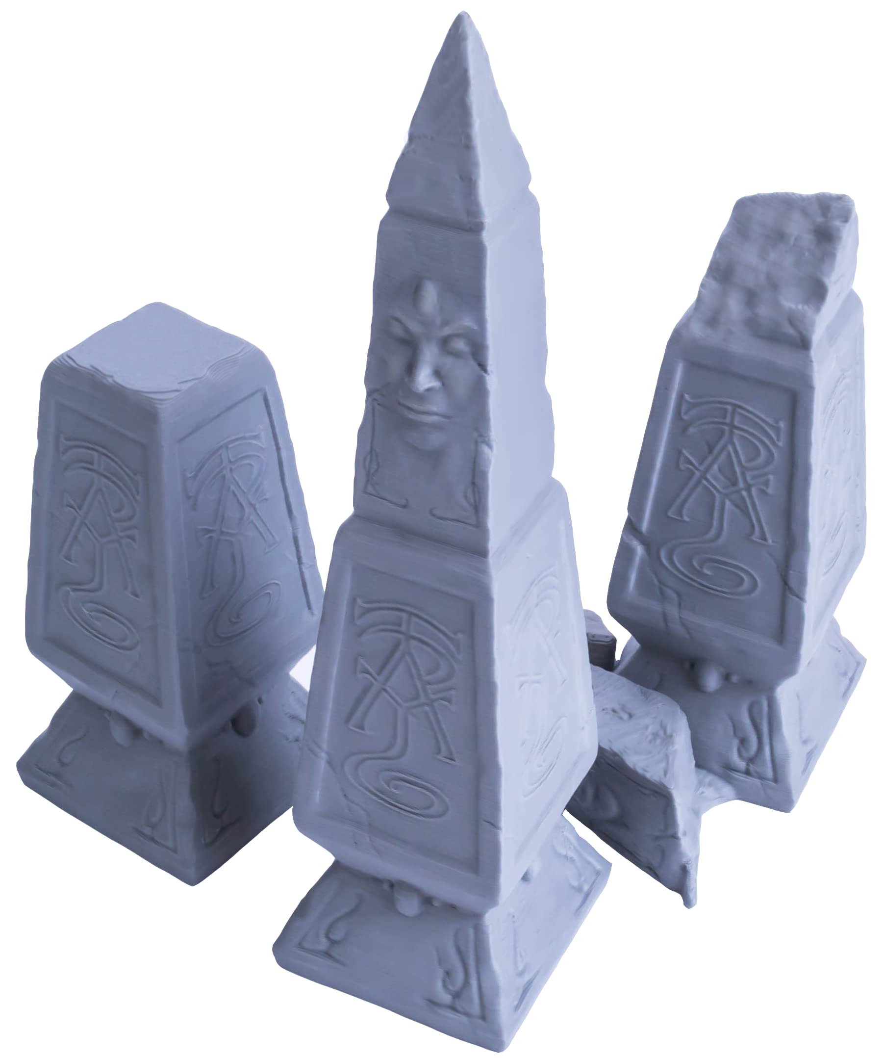 High Elves Ancient Waystones Perfect for Age of Sigmar, Dungeons and Dragons, Warhammer (Set of 3)
