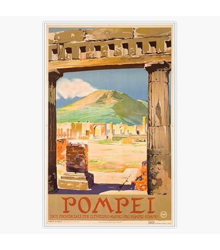 Squiddy Capri Italy Vintage Travel Sticker - 4" Vinyl Decal For Laptop, Water Bottle & Phone