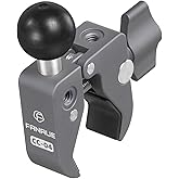 FANAUE Handlebar Clamp Mount Base CC-04 Strong rod Clamp,Available for Cylindrical or Bar Objects from 0.5" to 2.0" in Size,U