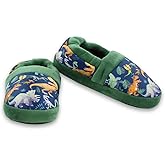Jurassic World Dinosaur Boys Toddler Plush Aline Slippers