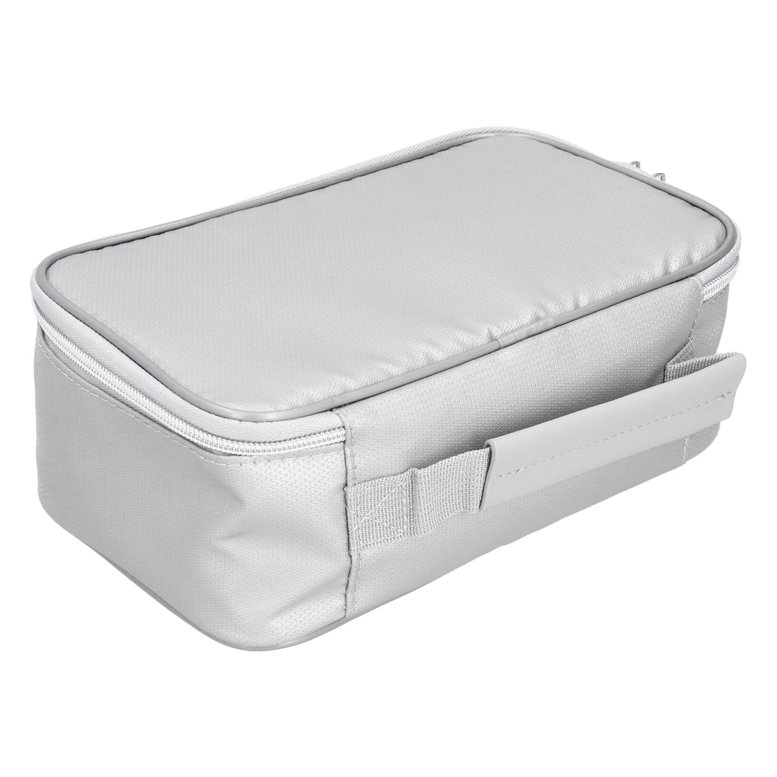 Uadme Fireproof Document Bag, Fireproof Document Box with Lock Travel Safe Bag Multi-Layer Portable Filing Storage for Documents Important Files Passport Certificates and Valuables