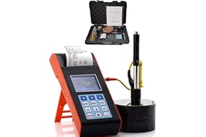 SUNNYSONG Portable hardness testers can measure materials: steel and cast steel, alloy tool steel, gray cast iron, ductile iron, cast aluminum alloy, copper-zinc alloy (brass), pure copper, forged steel (KH530)