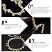 OPK Jewelry 18k Gold Plated Copper Women Anklet Bracelet Chain Lantern/Heart/Bells Pendant Adjustable