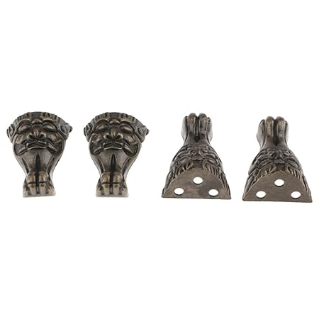 B Blesiya Standfüße Standfuß Fuß Füße für Schatullen Schmuckkasten, 4er Set