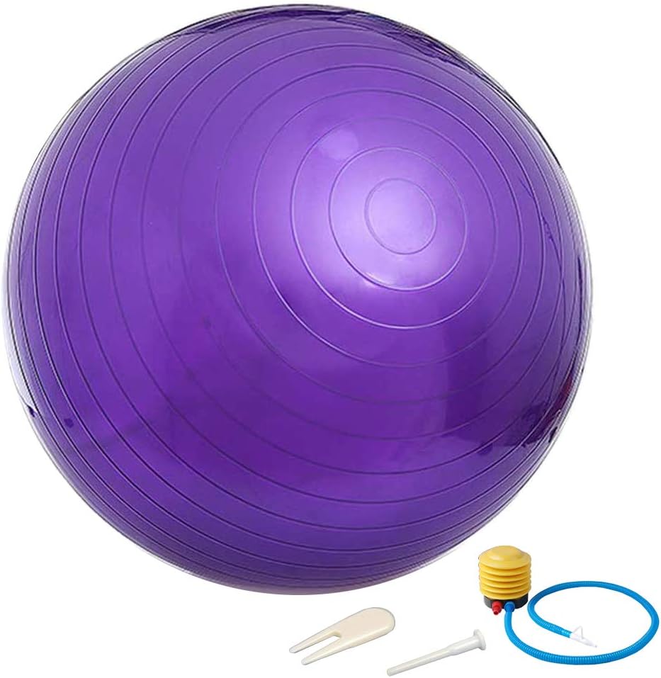 Exercise Ball 45cm~75cm Non Slip Resistant Yoga Pilates Balance Fitness Stability Swiss Ball Anti Burst Classroom Flexible Seating