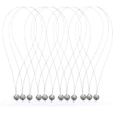 My Hair Tools Hair Extension Nano Rings Threader Loop Hook Pulling Needle Tool 3pcs Micro Beads Links Feather Hair Extensions Threading Tool (12Pcs Threading Tool), Silver, 24cm