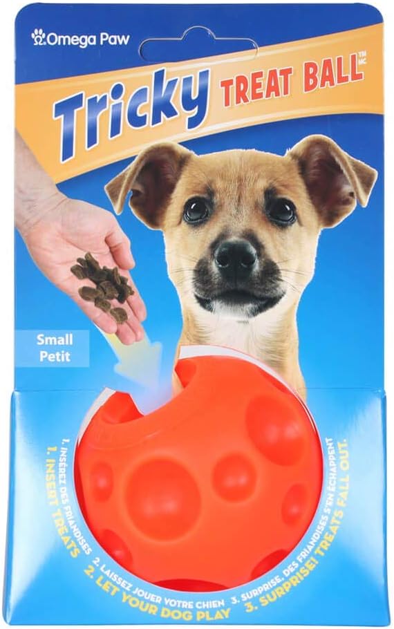 omega paw tricky treat ball