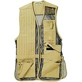 Unknown mens 30246 Bob Allen 240M Full Mesh Shooting Vest Rh Khaki L, Khaki, Large US