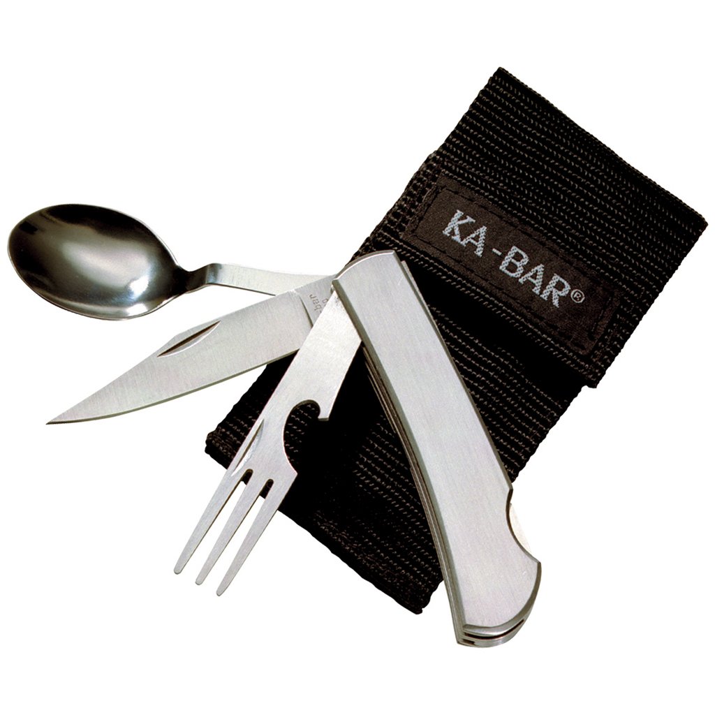 Image result for ka bar knife fork spoon