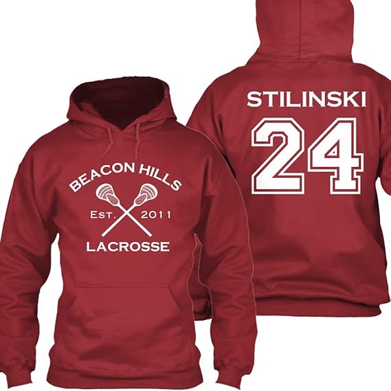 stiles stilinski red hoodie