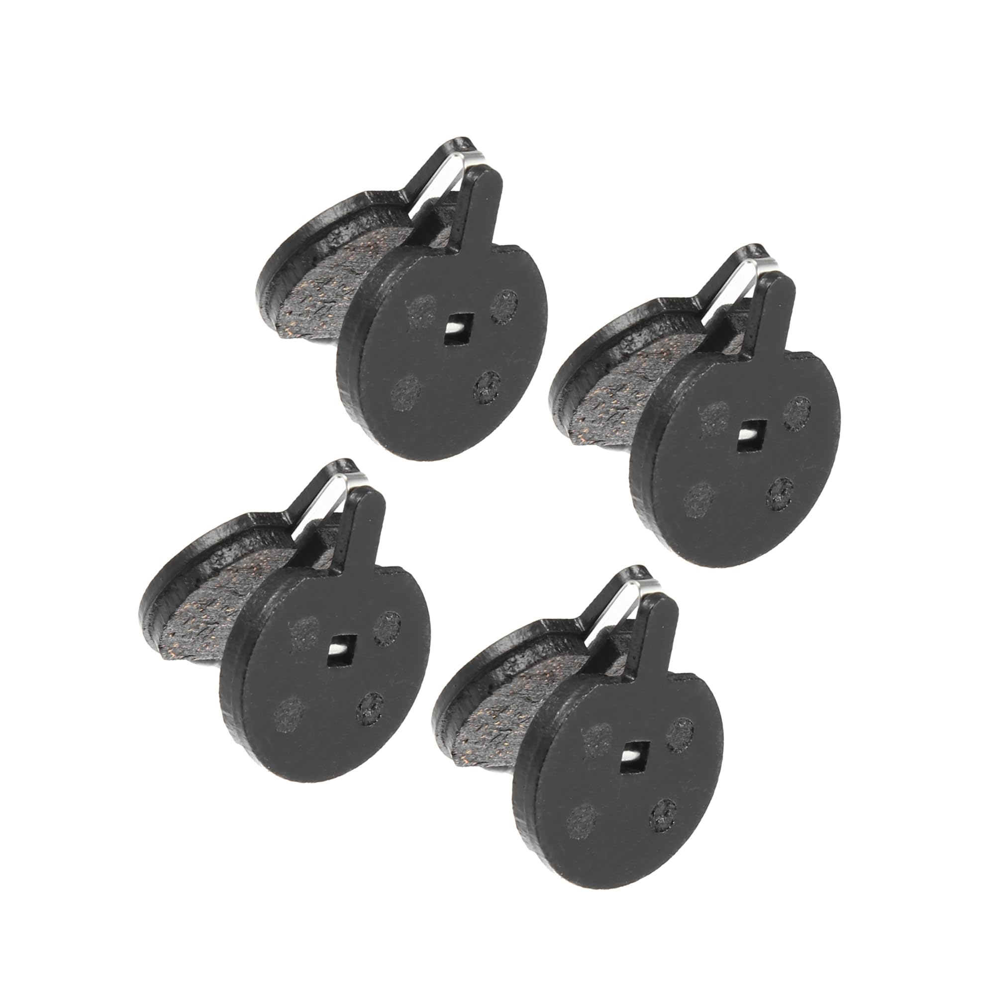 Motoforti 4 Pair Semi Metal Disc Bike Brake Pads W/Spring Leaf for Duoder 01 Long-lasting