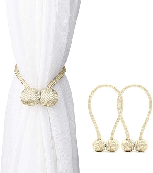 Amazon Com Dezene Magnetic Curtain Tiebacks The Most Convenient