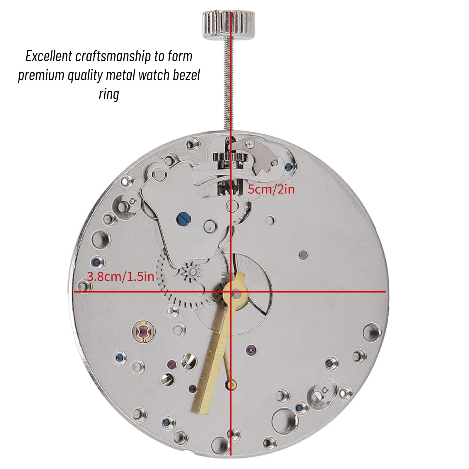 DHASUWT Watch Movement Replacement Part, 6497 and 6498/ST3600, Automatic Mechanical Watch Movement for Repairing Maintenance