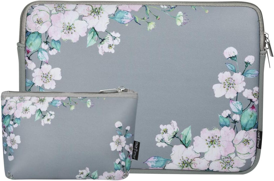 13 Inch Laptop Sleeve bag Macbook Air 13 Inch Sleeve Macbook Pro 13 Inch Protective Neoprene Sleeve Laptop Sleeve 13 Inch Electronics Accessories Organzier Bag Carry Case Pouch (13 Inch Floral sleeve)