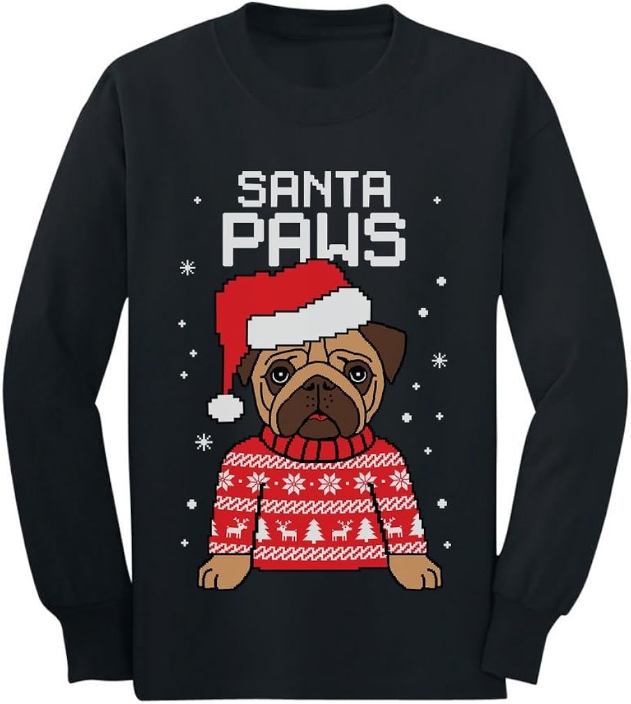 pug christmas sweatshirt