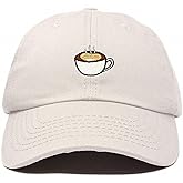 DALIX Cappuccino Hat Coffee Cup Womens Baseball Cap