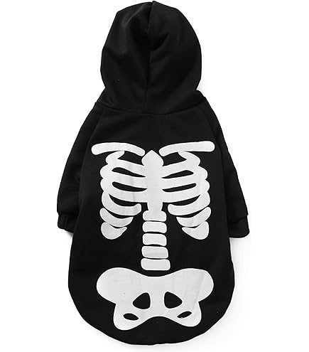 Disfraz De Esqueleto Para Perro - Mono Halloween Para Mascotas, Tallas S-XL