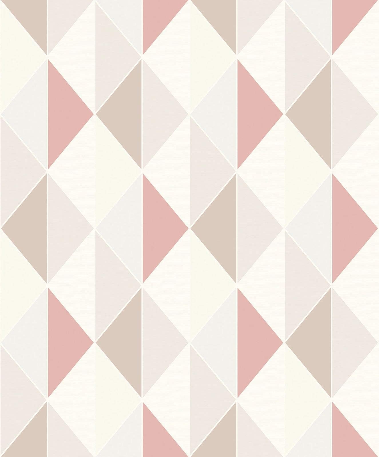 Geometric Wallpaper Glitter Retro Triangle Diamond Textured Paste The Wall Orion