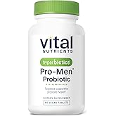 Hyperbiotics Vital Nutrients Pro Men Probiotics | Vegan Advanced Probiotics for Men | Clinically Studied for Prostate Health, Digestive Balance and Gut Health* | Gluten, Dairy, Soy Free | 60 Tablets