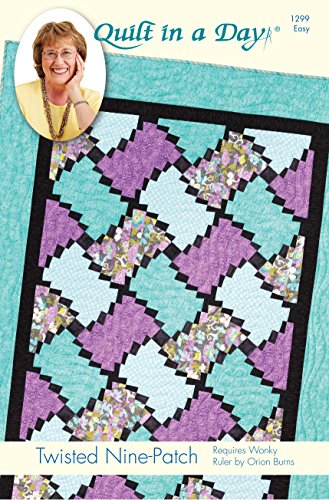 Quilt In A Day Eleanor Burns Signature Pattern Twisted Ninepatch Quilt Pattern