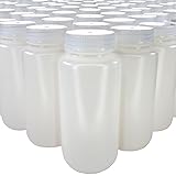 EISCO - Bulk Pack of 125, 500mL Wide Mouth HDPE