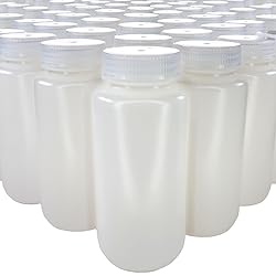 EISCO - Bulk Pack of 125, 500mL Wide Mouth HDPE
