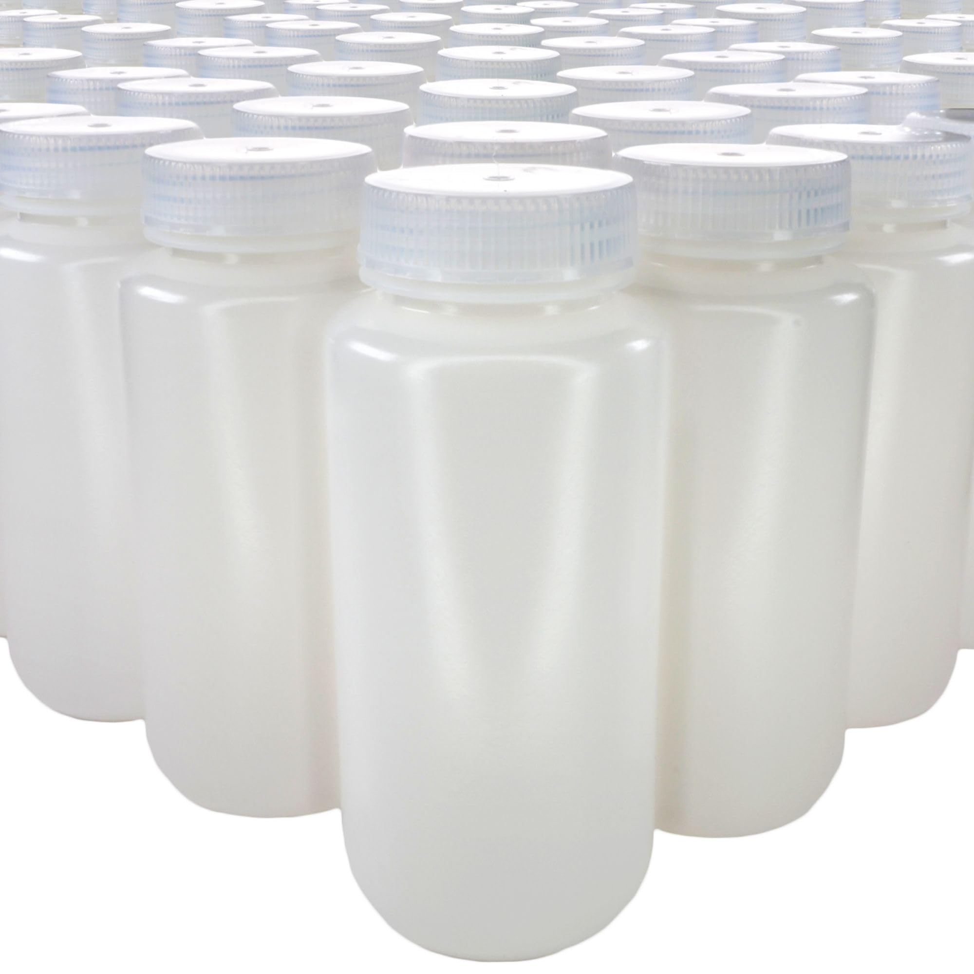 EISCO - Bulk Pack of 125, 500mL Wide Mouth HDPE