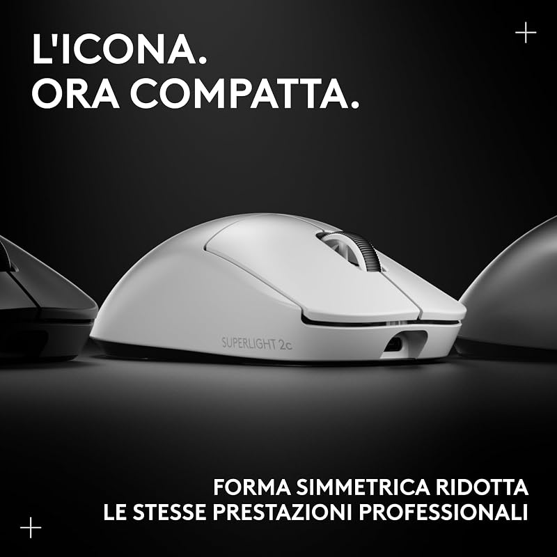 PRO X SUPERLIGHT 2c, mouse gaming wireless mouse compatto