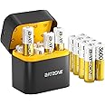 Rechargeable aa Batteries Lithium 16 Pack with Fast Charger,3600mWh High Capacity aa Lithium Batteries,1.5V，Constant Output Li-ion Double a Batteries Cycle Times up to 2000x(Charger +16Pack-3600mWh)