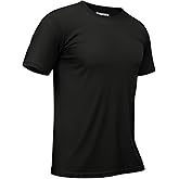 TACVASEN Mens Athletic Short Sleeve T-shirts Quick Dry Fit Workout Sun Protection Swim Shirts Running Rash Guard UPF50+