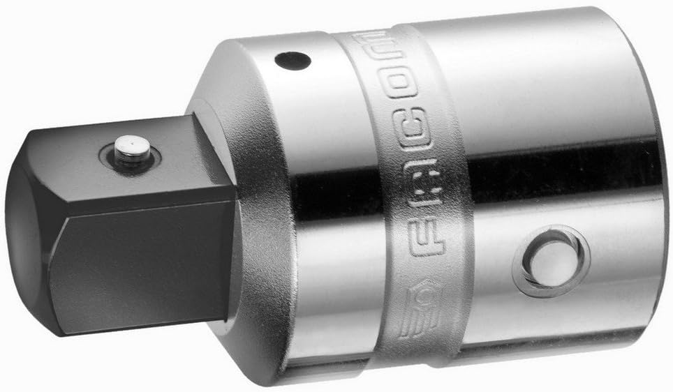 Facom K.230B Socket Adaptor, 3/4" Drive Female to 1/2" Male Drive, Black