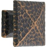 Small Hammered Pyramid Style Cabinet Knob - 1" Square