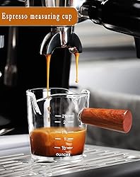 COFISUKI Espresso Shot Glasses 2.5OZ Double Spouts