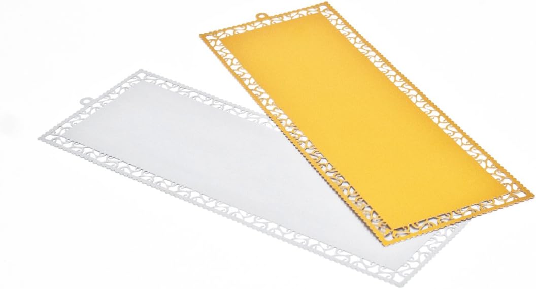 10 x Blank Aluminium  Sublimation   Bookmark  - Gold or Silver