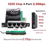 Oikabio I225 PCIe X4 4-Port 2.5G Gigabit Ethernet Network Adapter NIC LAN Card view 2