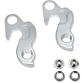AUTUT 2 Pcs Bike Derailleur Hanger Frame Gear Tail Hook with Bolts for Cyclocross, Mountain, Road Racing Bike