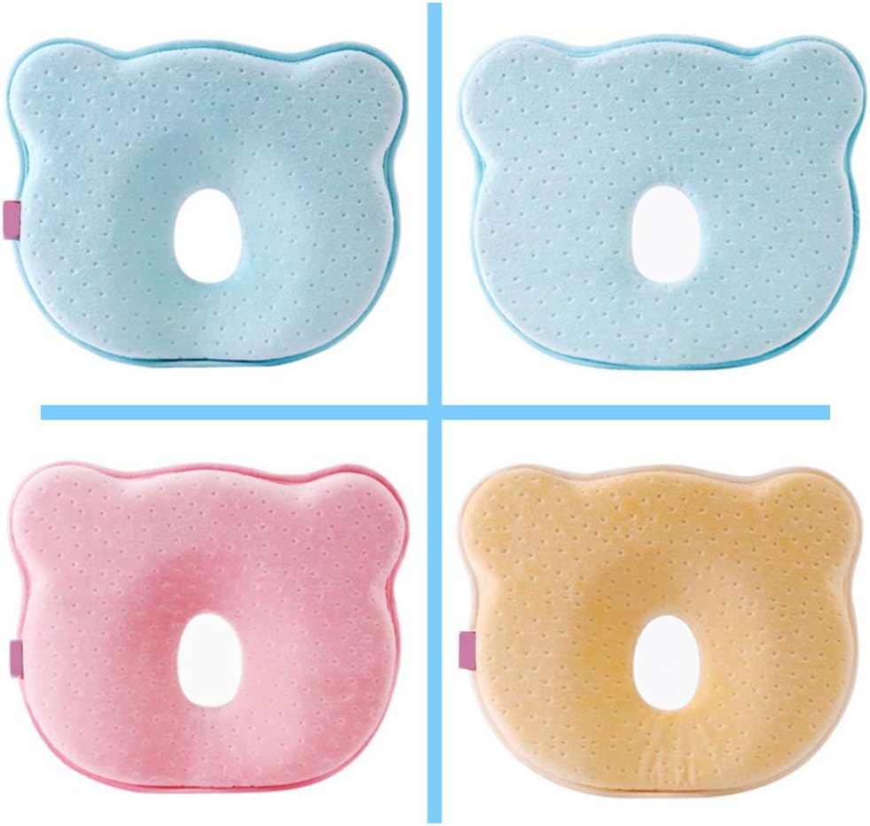 Atmungsaktives Babykopfkissen Orthopädisches Gegen Plattkopf und Kopfverformung Parkomm ...