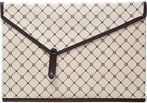Storage Box, Foldable Non-woven Fabric Flip Top Lidded, White, Middle