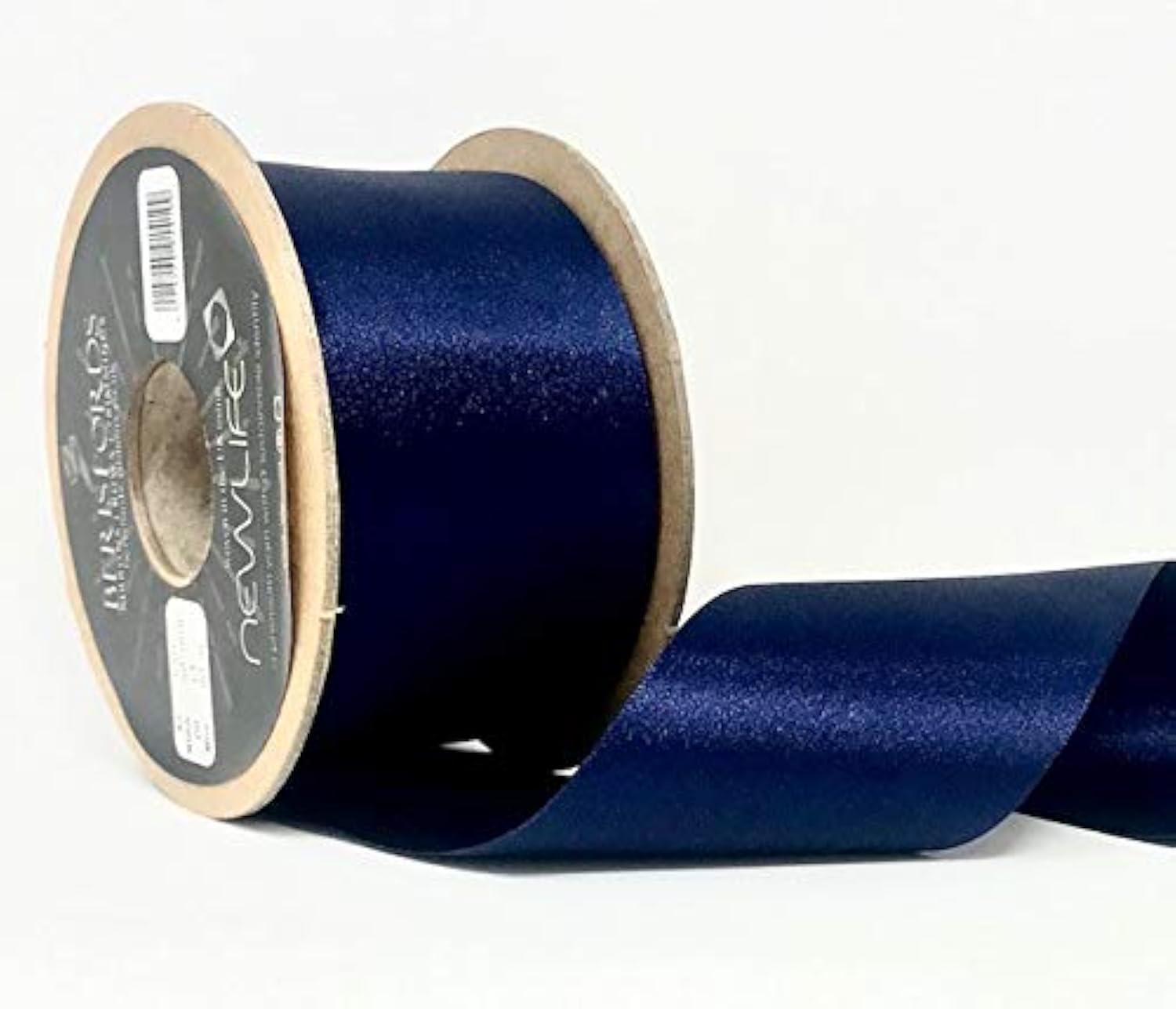 Berisfords 50mm 13 Navy NewLife Satin Ribbon 100% Recycled 20m Reel