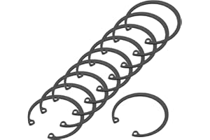 PATIKIL 10 Pcs Internal Retaining Rings, 52mm C-Clip Snap Ring 65 Manganese Steel Internal Retaining Circlip Snap for Automot