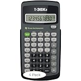 TI-30Xa Scientific Calculator, 10-Digit LCD, Sold as 2 Each (Pack 4)