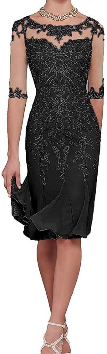 half sleeve mother of the bride dresses