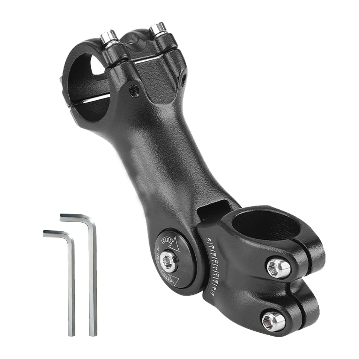 HOUSON Bike Stem，Adjustable MTB Stem Riser Short Handlebar Stem Handlebar Extender for Mountain Bike, Road Bike, Cycling(25.4 * 120mm)