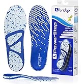 PowerStep Bridge, Flexible Arch Insoles, Comfort Memory Foam Insert, Plantar Fasciitis Pain Relief, Adaptable Arch Support, Neutral Arch, Shoe Inserts, Unisex (Men 4-5.5, Women 5-6.5)