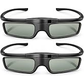 RF 3D Glasses Active Shutter RF 3D Glasses Rechargeable RF 3D TV Projectors 3D Movies Games Active Shutter RF 3D Glasses for Sony Epson Toshiba Sharp's RF 3D TV