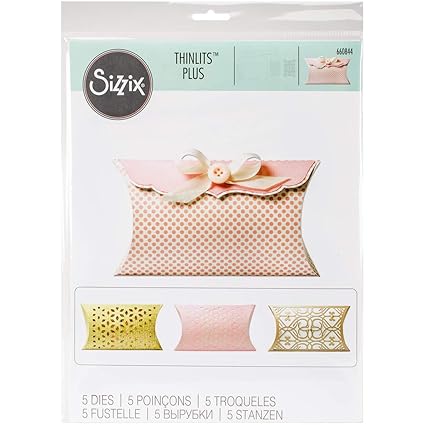Sizzix Thinlits Plus Die Set 5pk Box Pillow Amazon Co Uk