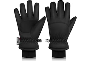 Odtmger Winter Gloves,3M Thinsulate Snow Gloves Ski Waterproof Warm Cold Weather Gloves -Cycling Running Driving