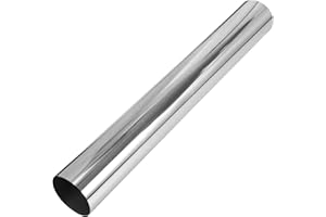 Motoforti Straight Exhaust Pipe Tube Car Exhaust Pipe Mandrel Bend DIY Custom Tubing Pipe 114mm/4.5" OD 762mm/30" End Length 