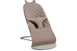 Gembebe Linen Baby Bjorn Bouncer Cover – Compatible with Baby Bjorn Bouncer, 100% Korea-Made Linen, CPSIA Tested, Machine Washable (Cover Only) (Cocoa Linen)